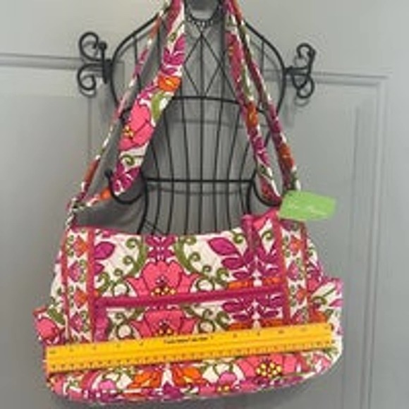 Vera Bradley Shoulder Bag in Lilli Bell Floral Tulips Print - Picture 8 of 8